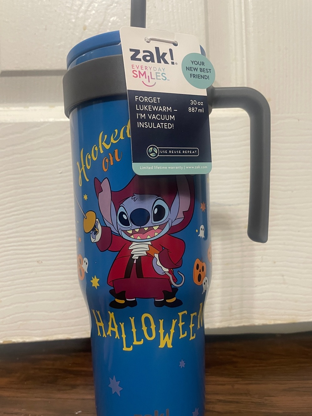 Lilo & Stitch Halloween straw tumbler 30oz